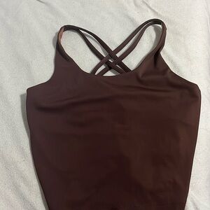gap teen size 12 brown athletic tank top